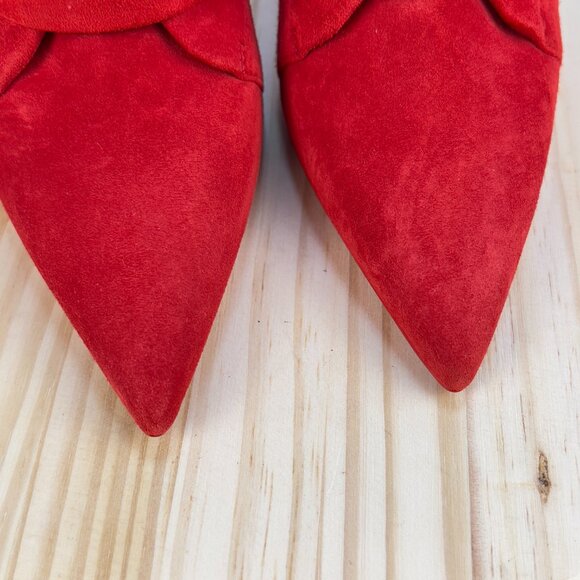 TRINIBOOT CHRISTIAN LOUBOUTIN BOOTS RED Size 38 EUR (Size 8 US) - Picture 9 of 16